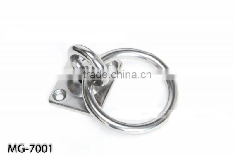 304 Stainless Steel pad Eye Plate Door Hardware