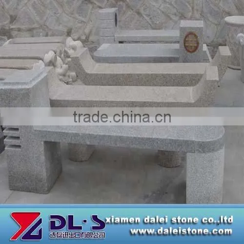 Garden granite chair/bench