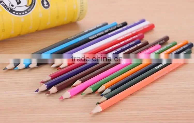 Factory Wholesale Mr. Cuya 7 Inch 18 Colors Break Resistance Colored Pencil Set