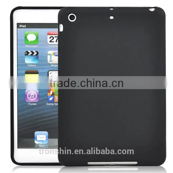 Soft Hand Feeling Matt Flexible Silicon Protective Back Cover for iPad Mini