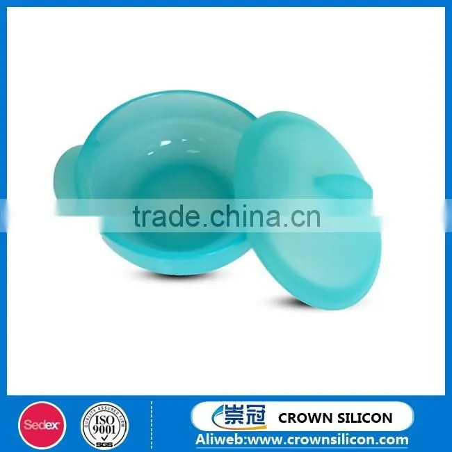 Silicone Baby Feeding bowl With Lid / Silicone Small Food Bowl For Kids
