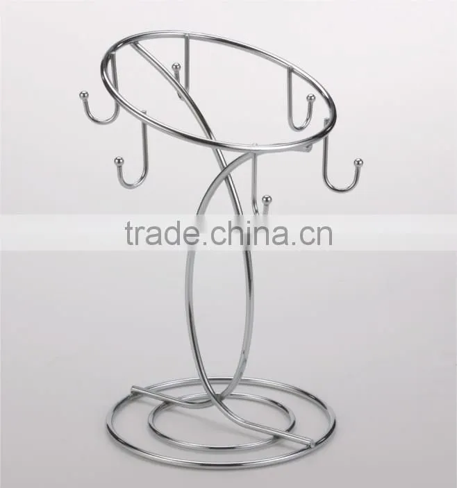 metal hanging cup holder, mug holder, coffee mug rack