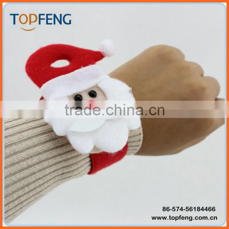 promotional christmas Princess Plush Slap Bracelet