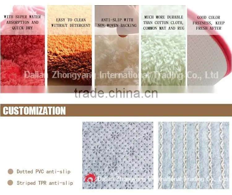 oem washable floor yoga circular shaggy carpet easy step shaggy underlayment