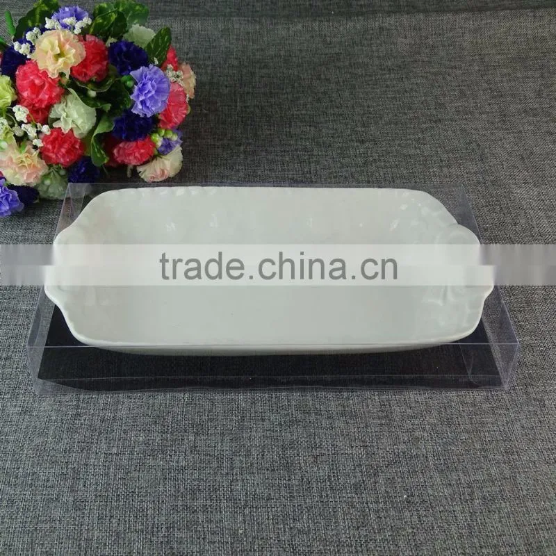 Wholesale ceramic white dinner plate Stocked restaurant&hotel Cheap Plain Plate Bulk White Ceramic Dinner Plates