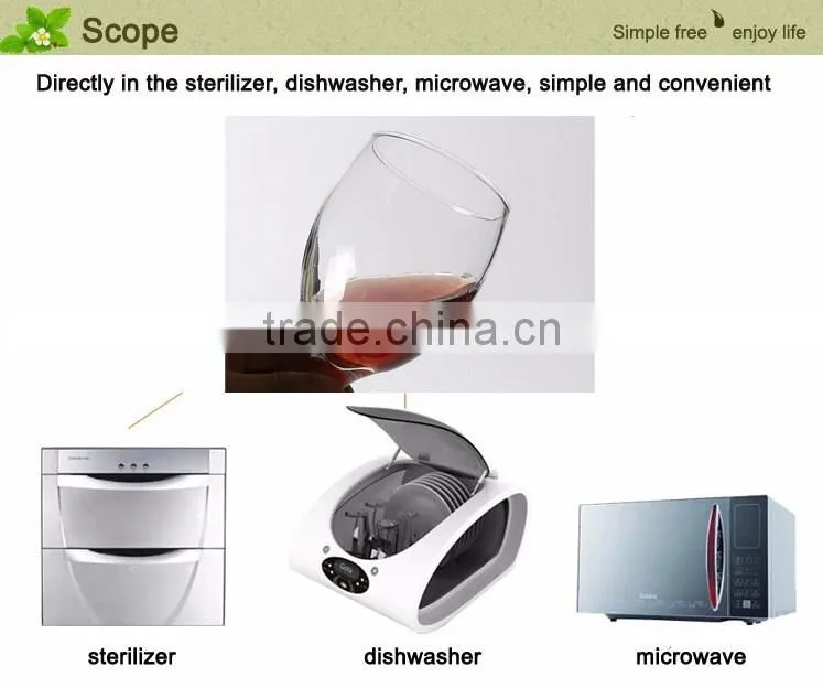 295MLCrystal Wine Glasses /water glass/drinking glass tumbler With Customized Logo