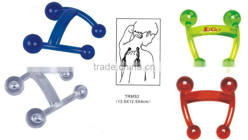 Massager Hand Held Full Body Neck Back Arms Legs Muscles Colorful Plastic