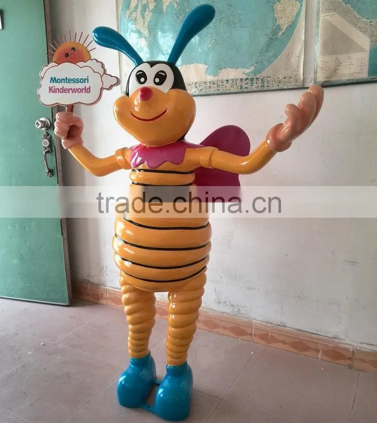 Fiberglass bumble bee figure statue