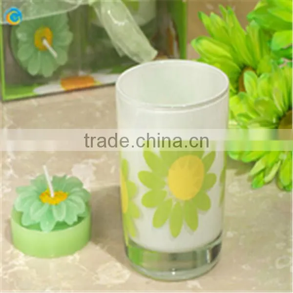 Floral Spring Votive Candle Holder Party Favors