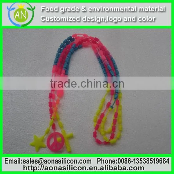 nicely silicone cross necklace for woman / man