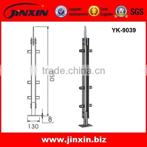 Customized Decorative Cable/Rod Balustrade With Wood Handrail