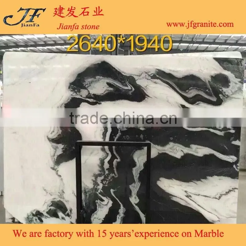 High polished black marble South America at Night for wholesales