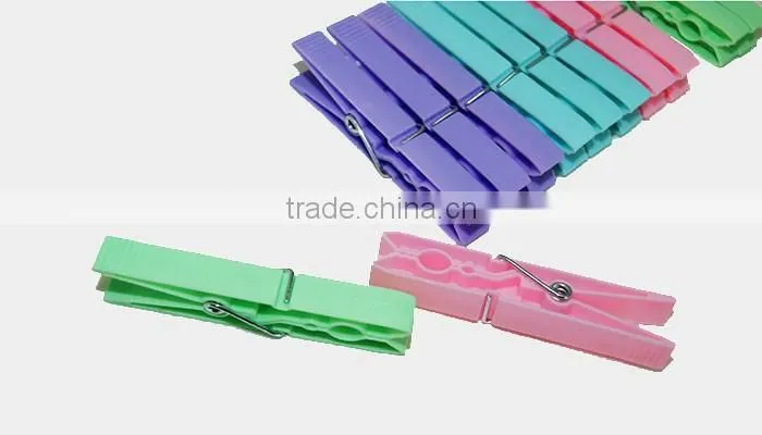 spring strong business gift custom printed colorful clothes pin