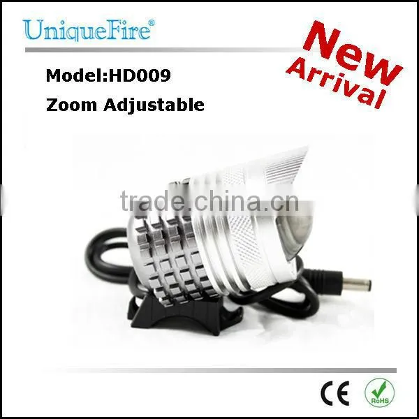UniqueFire Cree xml u2 Led 3-mode Zoom adjustable Rechargeable Head Flashlights