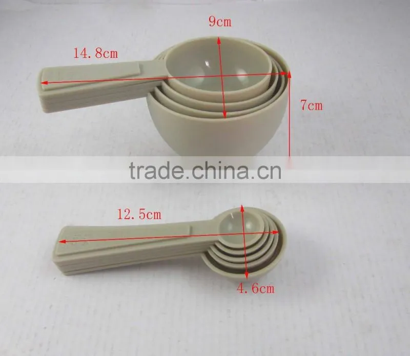 2016 Hot Sale Plastic Measuring Spoon Set