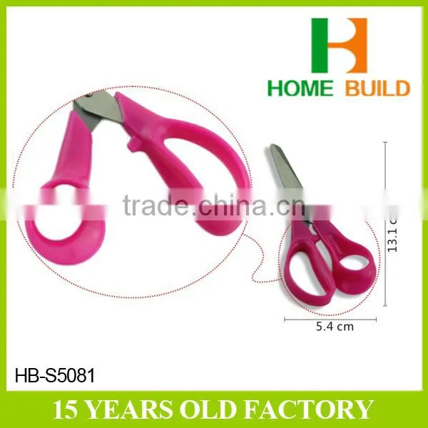 Factory price HB-S5081 5" Stainless Steel Home scissors with red handle