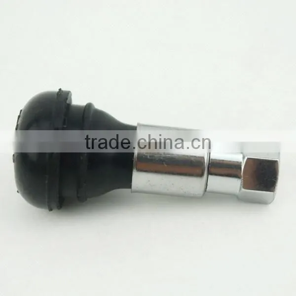 tyre valve with chrome sleeve,metal valve stems