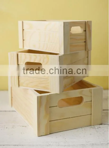 Hot Sale Handmade Wooden Crate