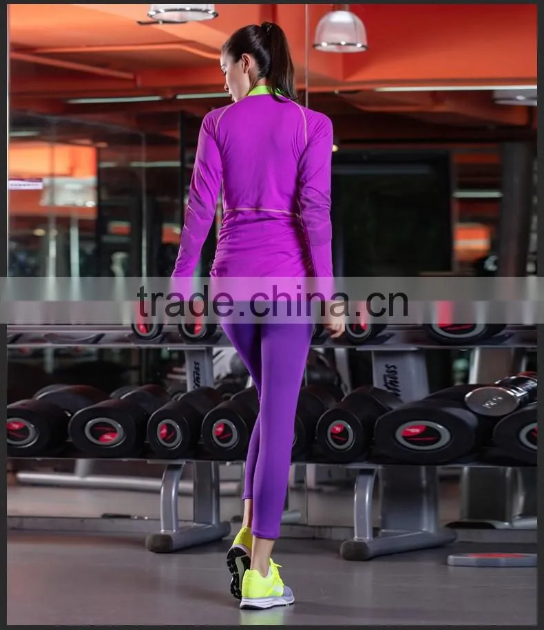 polyester spandex women workout leggings, skinny women in tight spandex legging, high spandex yoga pants