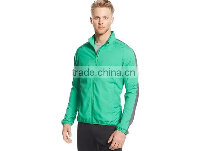 Custom polyester track jacket with hood