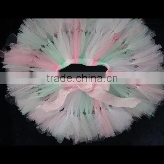 wholesale smocked dresses colorful tutu skirt and top flower girl dress
