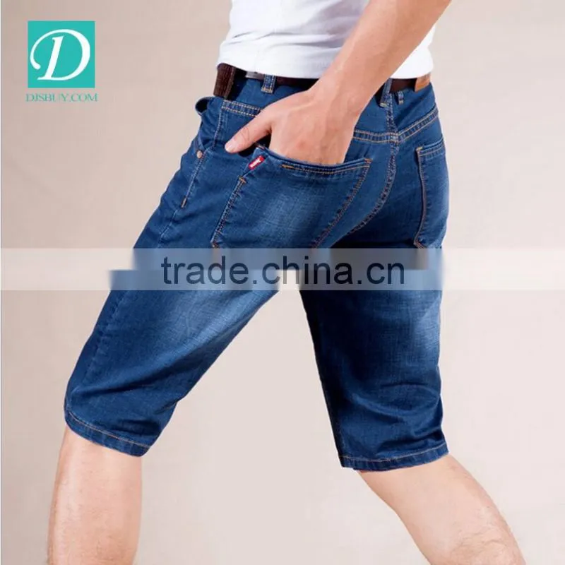 2016 cotton shorts men new short jeans with good elasticity