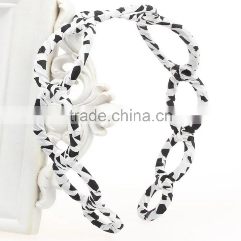 Ladies Hair Accessory Fashion Hollow Fabric Headband