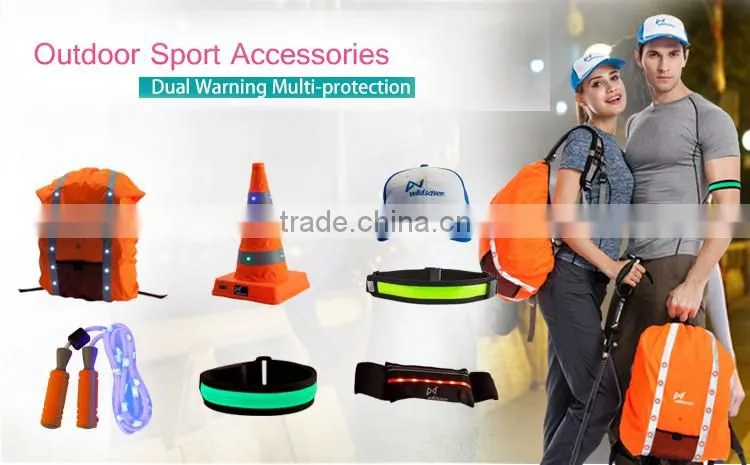 outdoor sport hi vis LED waist tool bag