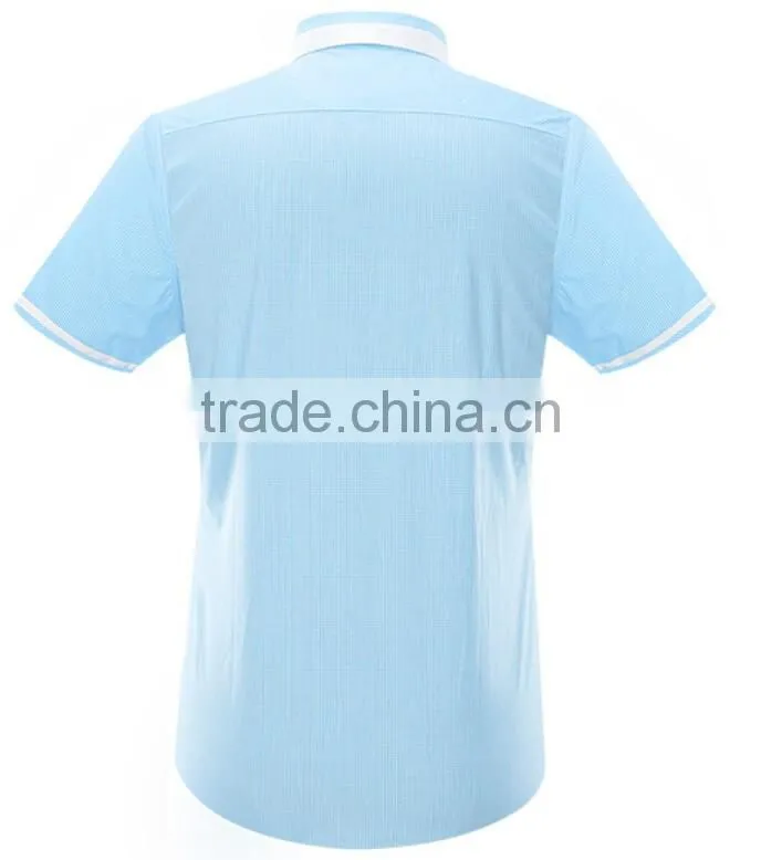 New stylish design short sleeves men shirts