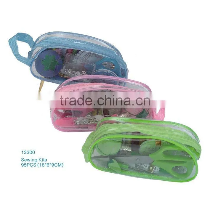 D&D 13300 PVC Zipper Pouch Sewing Kit With Sewing Accessoreis For Home & Travelling