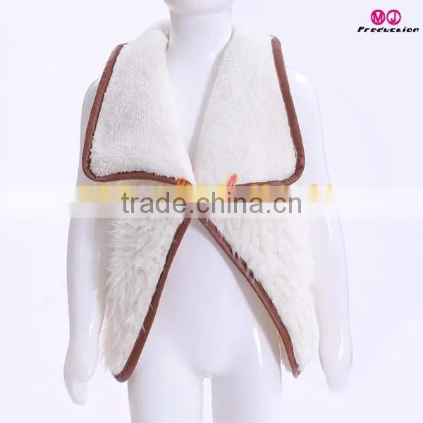 Wholesale sherpa baby fur vest
