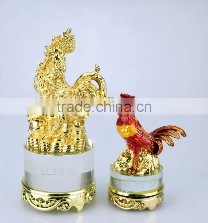 2017 High Quanlity Gold plated Chanticleer Trophy for Business Gift