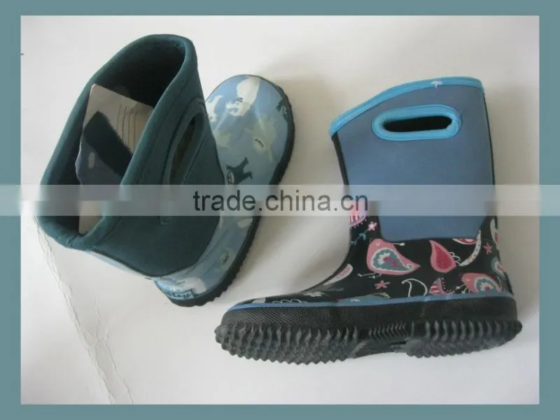 Hot selling Neoprene kids fancy boot