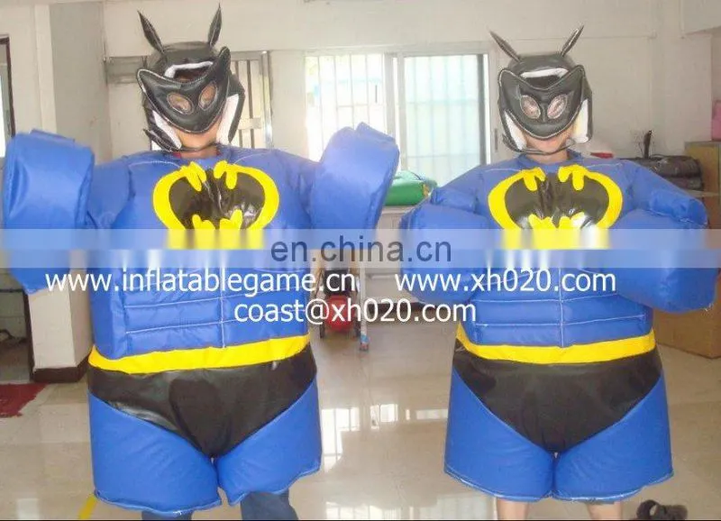 Kids or adult foam batman sumo wrestling suits for sale