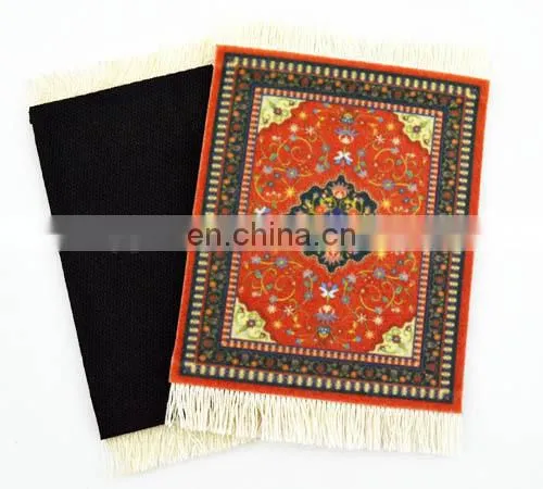 promotion rug design cup drink coasters