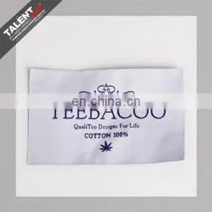 Customized high quality clothing woven label manufacturer