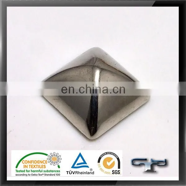 Copper color alloy metal rivet fashion square rivets