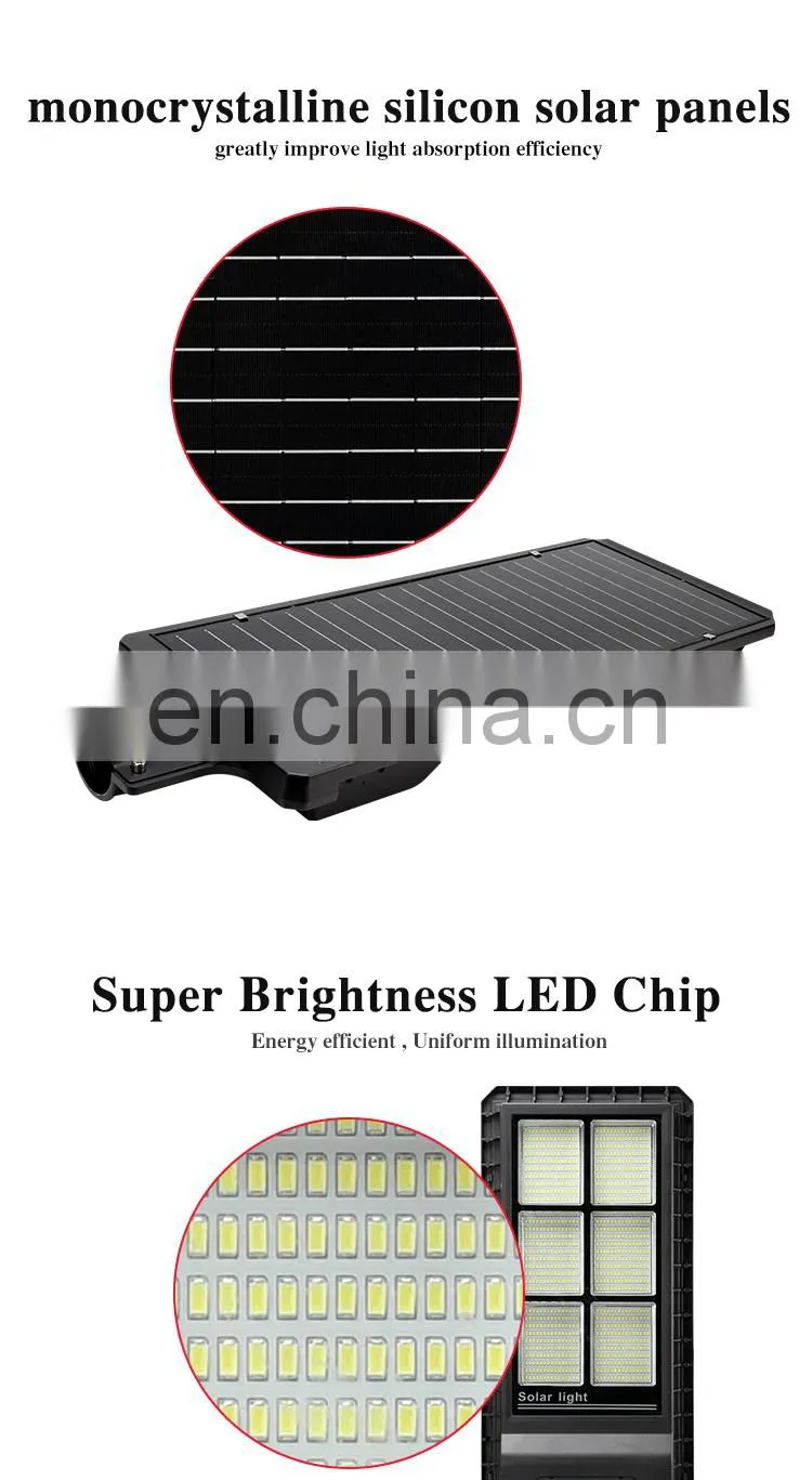 solar lamp all-in-one high lumen 60 100 150 200 watts ip66 alunimun solar led street light