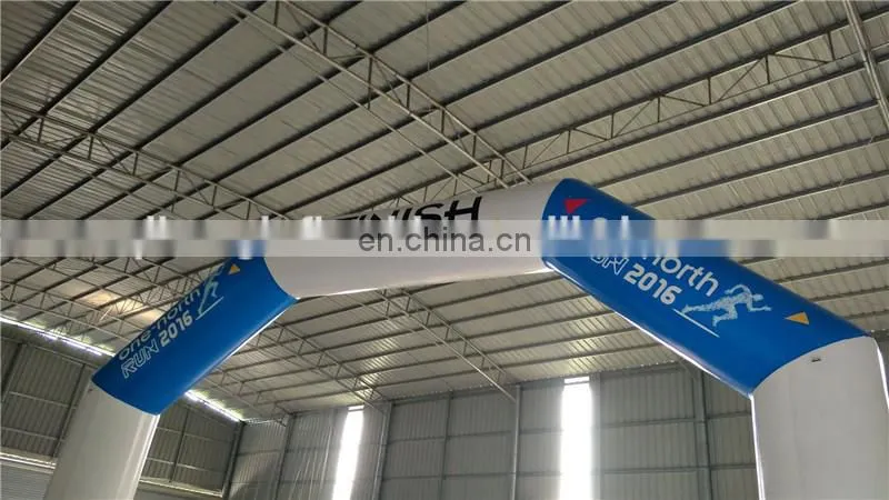 Inflatable Running Arch With Logo Start Line Finish Line Arch