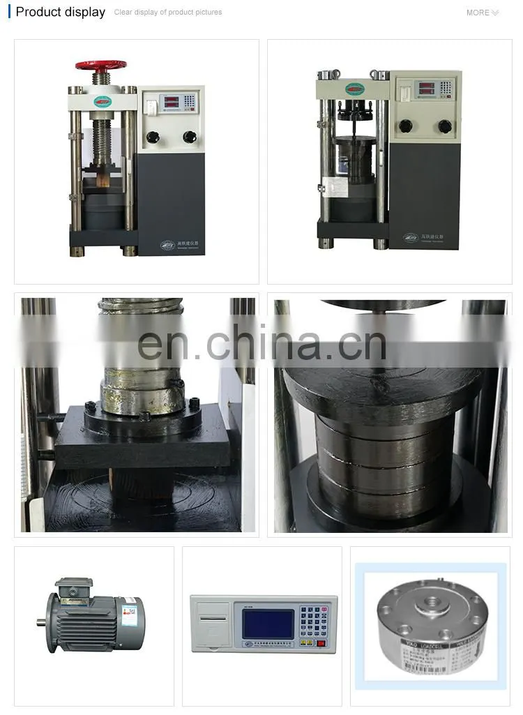 Crushing strength automatic compression testing machine