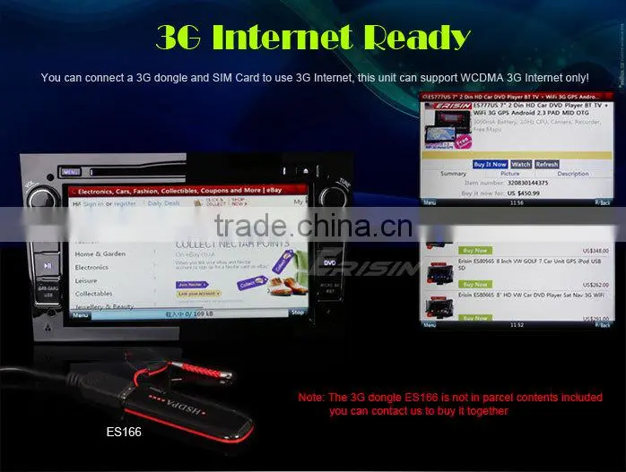 Erisin ES7681P 7" Special Car DVD GPS 3G Signum 2003