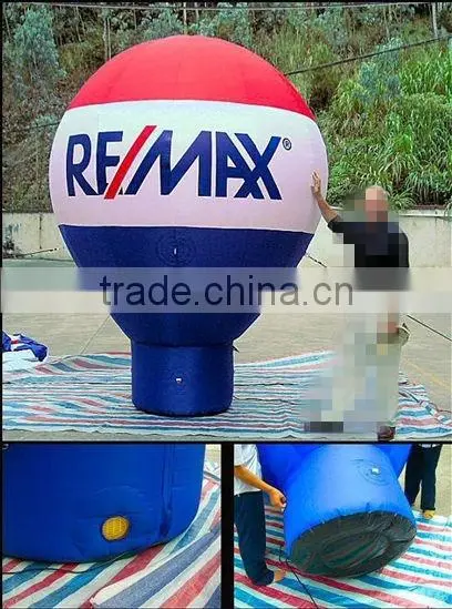 Custom high quality giant ground advertising inflatable hot air balloon
