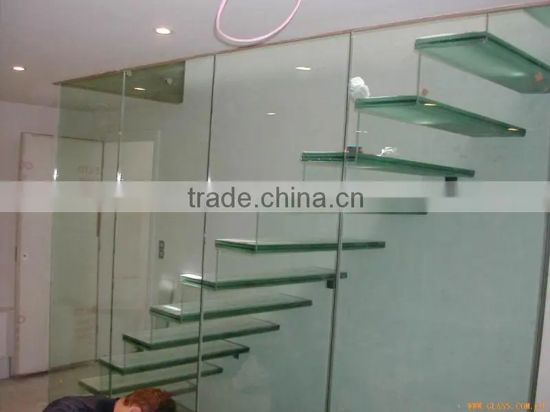 12mm Clear Tempered Glass for Building with CE certificate