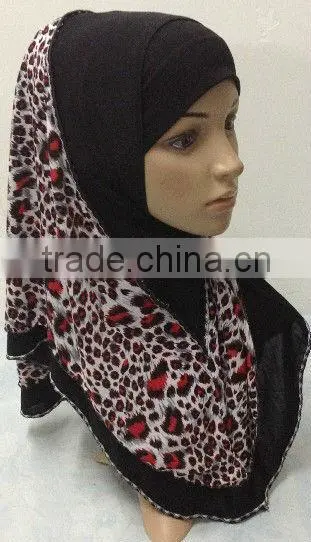 A498 Popular Newest ITY TWO LAYERS al amira 2pcs MUSLIM HIJAB