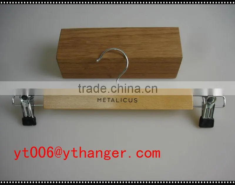 LM341 Hotel Use Wooden Hanger Pants Hanger
