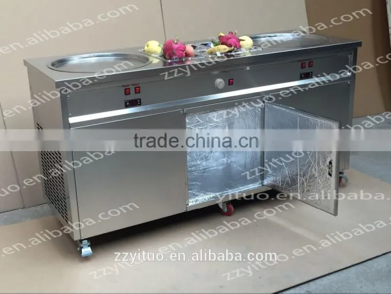 ice cream cold plate machine