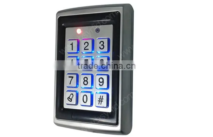 1000 card user 125khz ID wiegand26 input metal shell wonderful design stand alone reader without any software