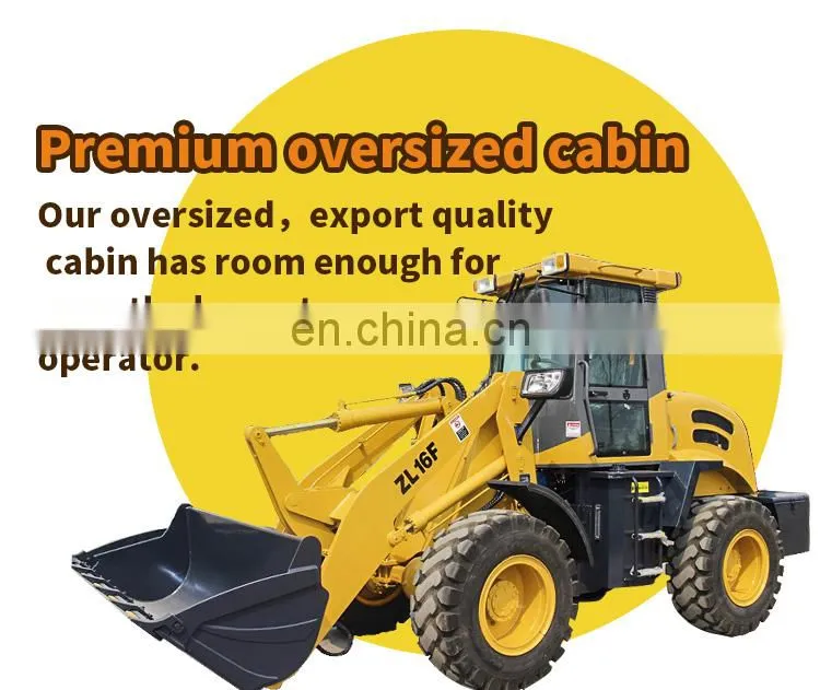 mini Loader 4WD CE 1.6Ton ZL16 CE wheel loader