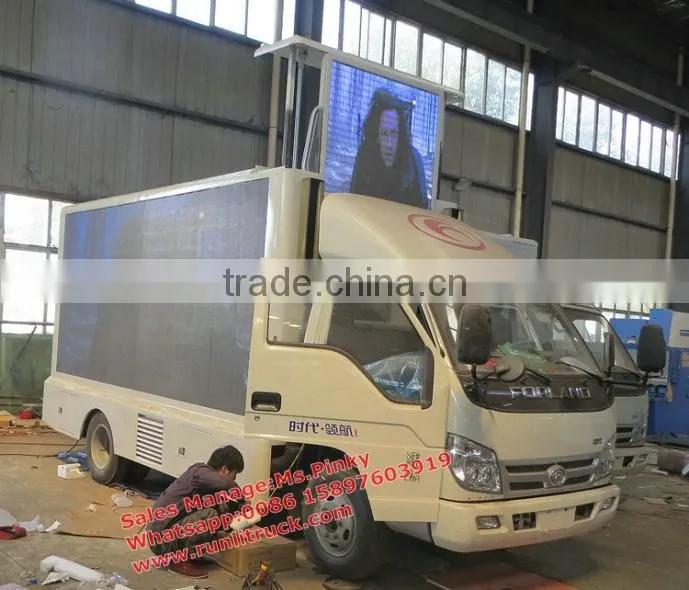 P10 Outdoor full Color LED Display on led mobile advertising trucks for Outdoor Advertising, Media, Shows, Activities RGB Displa