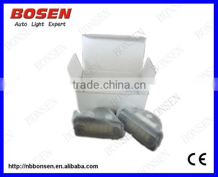 2014 hot product W203 LED licence plate light